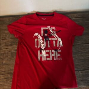 BCG Kids Red Baseball Graphic Tee